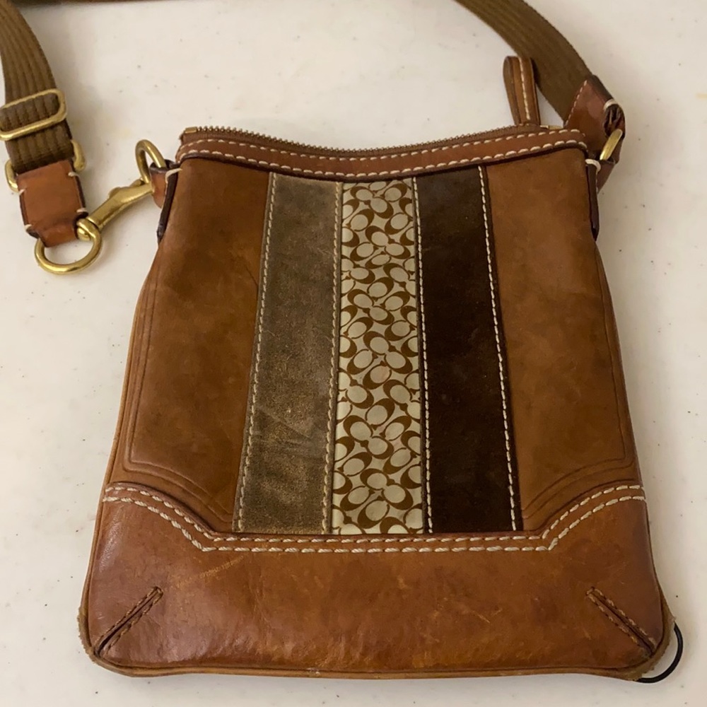 Coach leather purse
